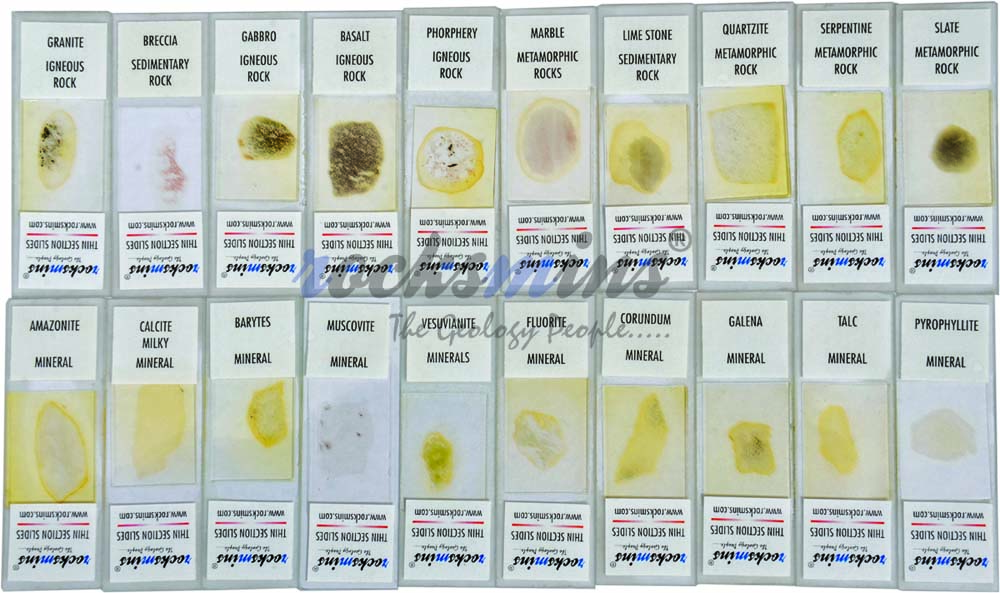 Mineral Identification Chart Thin Section